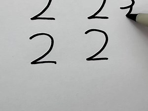 快来看用数字2画小狗，你学会了吗？