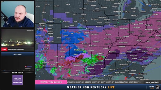 LIVE: Impactful Winter Storm Enters Soon, Kentucky! ~ We're showing you when, where and in some cases how much snow to expect across Kentucky over the next weekend. Credit: Pivotal Weather & Aguacero for Model Imagery... Weatherwise for Live Radar! | WeatherNow Kentucky