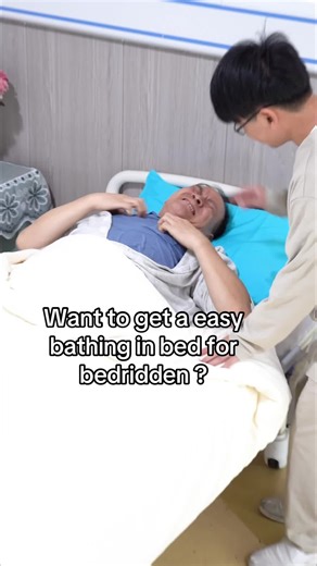 Easy Bathing in Bed for Bedridden Individuals