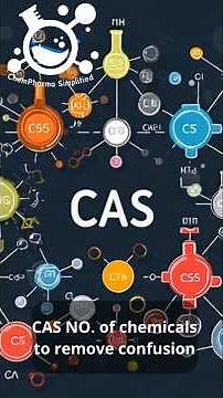CAS NO. of chemicals to remove confusion