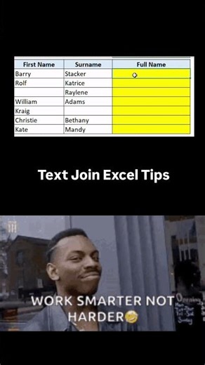 Text Join excel tips you need to know 🤯