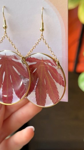 5.7M views · 106K reactions | Preserved Japanese maple leaves in...