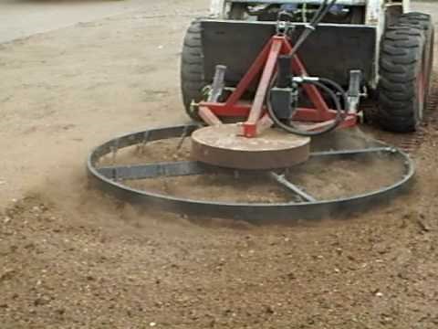 Douglas Rotary Harrow In Action!