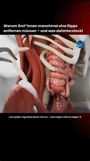 TechWelle on Instagram: "Viele haben schon davon gehört, aber nur wenige wissen wirklich, warum eine Rippe überhaupt operativ entfernt wird. In der modernen Medizin nennt man das Rippenresektion – ein Eingriff, der weit weniger „mystisch“ ist, als viele denken. Der häufigste Grund ist das Thoracic Outlet Syndrom (TOS). Zwischen Schlüsselbein und erster Rippe verlaufen wichtige Nerven und Blutgefäße. Wenn dieser enge Raum zu stark eingeengt ist, entstehen Schmerzen, Taubheitsgefühle oder Durchblu