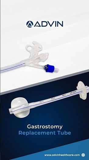 Gastrostomy Replacement Tube #advinhealthcare #gastrostomytube #gastroenterology #medicaldevices