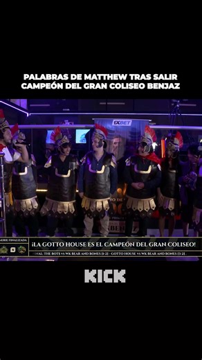 Matthew tras salir campeón del Gran Coliseo Benjaz
