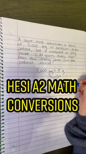 Mastering HESI A2 Math: Word Problems and Conversions