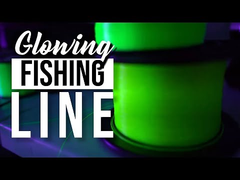 Black Light fishing line test￼￼