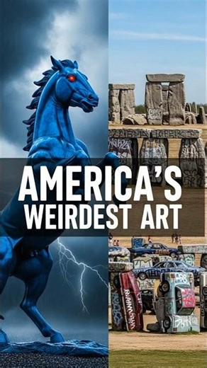 The Craziest American Public Art Pieces You WON'T Believe Exist! #history #historyshorts