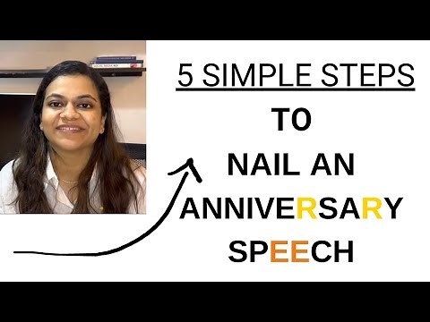 5 EASY STEPS TO NAIL A "HAPPY 25TH ANNIVERSARY" SPEECH #learnenglish #anniversary