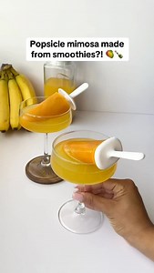 Turn your smoothie into a POPSICLE MIMOSA 🤯 Freeze Bolthouse Farms Amazing Mango, drop it in your mimosa, and thank us later 😏🍹 #bolthousefarms #popsiclemimosa #diypopsicle #summerdrink #cocktailrecipe #smoothies #smoothiepopsicle | Bolthouse Farms