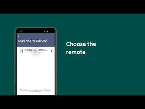 How to add a remote to the App - EGLO connect.z