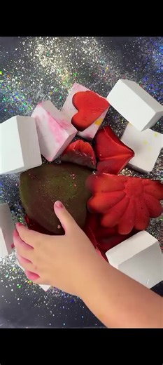 Exploring Red and Plain Chalk Art ASMR