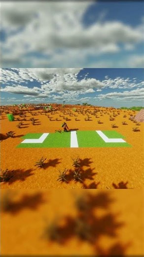 How to make working football pitch in minecraft #tutorial #minecraft #shorts #youtubeshorts #edit