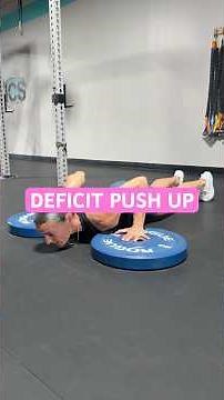 Deficit push up technique! #crossfit #workouttutorial #pushups #gym