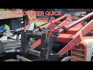 My tractor loader quick attach adapter I built