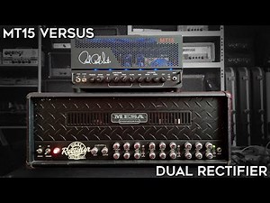 PRS MT15 vs Mesa/Boogie Dual Rectifier! (15W 6L6 vs 100W 6L6)