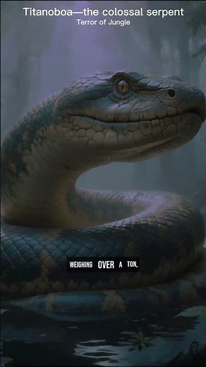 Titanoboa: The Colossal Serpent That Ruled Prehistory 🐍