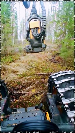 Part 058 Feller Buncher operator skills #woodworkingmachine