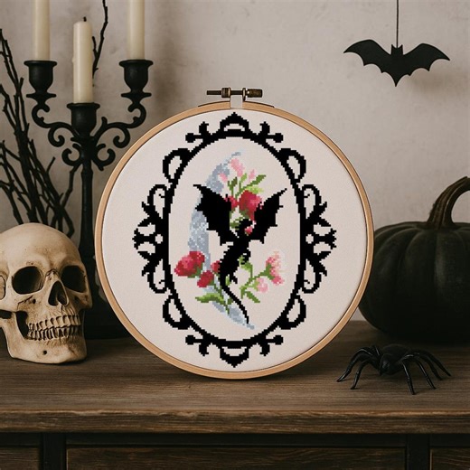 Dragon Cross Stitch Pattern Digital Format - PDF - Etsy