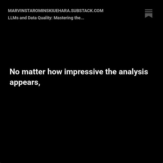 Why Bad Data Makes AI Analysis Worthless (and How to Check)