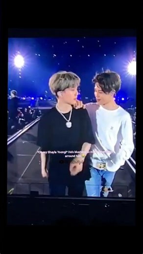 The way Jimin holds Yoongi, it's like he's telling the world, Yoongi is mine 😭 | #yoonmin #sugajimin