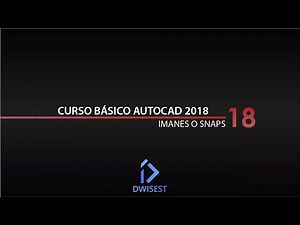 Autocad 2018 - Imanes o snaps (Puntos de referencia)- Tutorial básico 18