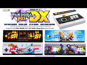 Pandora Box DX 3000 in 1 8 button console support 3P 4P game Save Game progress High score record