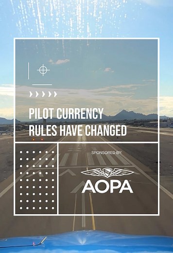 The pilot currency rules have changed under FAR 61.57 https://bit.ly/aopa-fars-2025 #learntofly #studentpilot #flighttraining #aviation #privatepilot