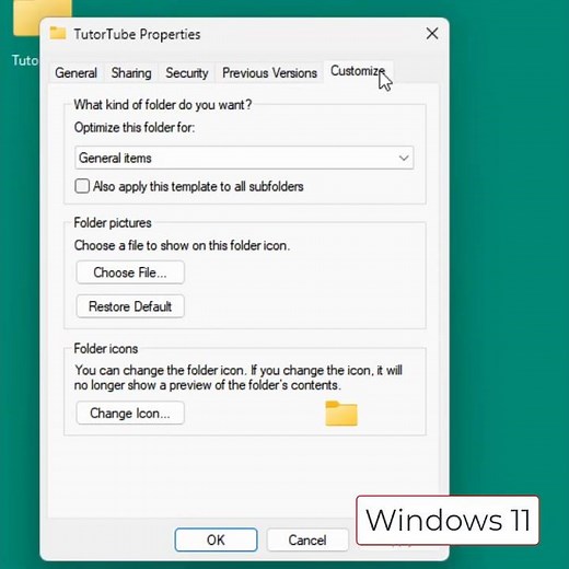 Windows 11 Change Folder Icon