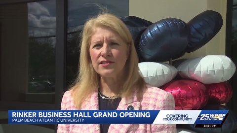 Palm Beach Atlantic University unveils new business hall