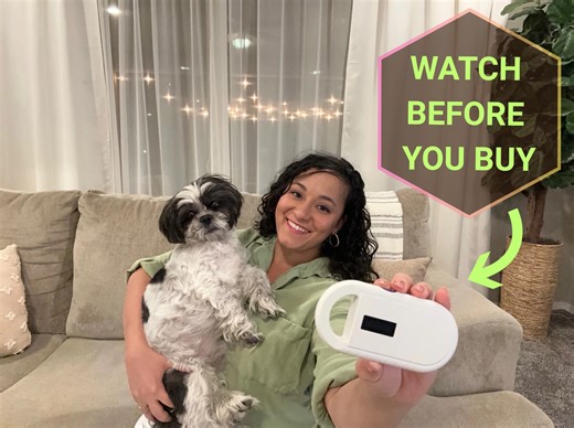 Watch Review of the Smoostart Microchip Scanner on Amazon Live