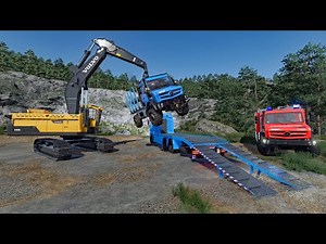 FS22 - Map Azura 011 🌲🚧🌲 - Forestry, Farming and Construction - 4K