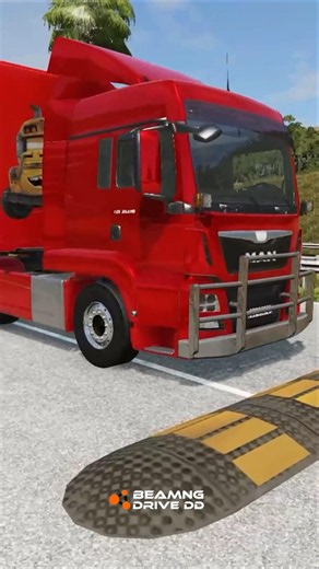 Trucks vs Upside Down Speed Bumps | BeamNG.DRIVE #beamng #beamngdrive