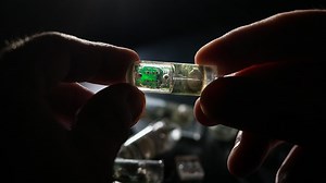 This swallowable chip uses glowing bacteria to spot hidden illnesses