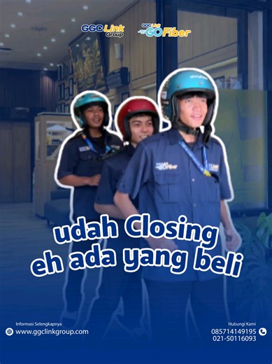 Walaupun udah closingan, tapi kalau ada yang mau beli modem… kita tetep utamain dong 😄✨ Mau beli satu atau banyak? Tenang, kita layani sepenuh hati 💙 Karena buat kita, setiap customer itu spesial! 🌐 Info lengkap: ggclinknetworks.com 📞 Hubungi: 085714149195 / 021-50116093 #GOFiber #GGCLink #GGCLinkGroup #InternetCepat #WiFiRumah