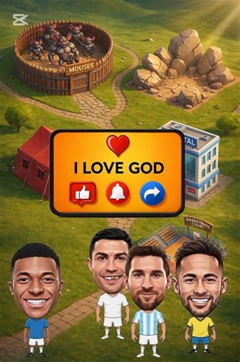 Les rats mangent Ronaldo 🐀 – Messi est sous le rocher 😭