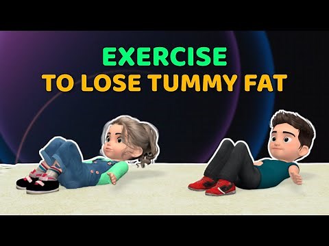 12 EASY-TO-DO EXERCISES TO LOSE TUMMY FAT: KIDS WORKOUT