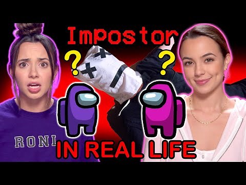 Among Us in Real Life! Who is the Impostor? - Merrell Twins Exposed