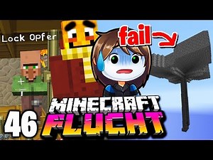 Wir starten die MONSTER-FALLE! (und opfern einen Dorfbewohner) ☆ Minecraft FLUCHT #46