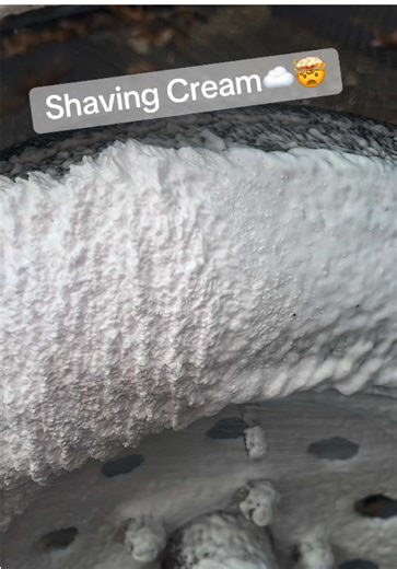Shaving Cream Foam with an Electric Sprayer