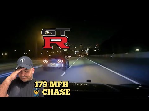 WILD CHASE!! Nissan GTR vs Police… This Should’ve Ended BAD 😳