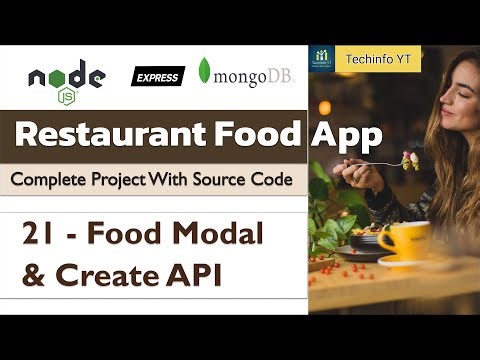 Food Model And Create Food API Node js Restaurant project | Node js Project | Master node js 2024
