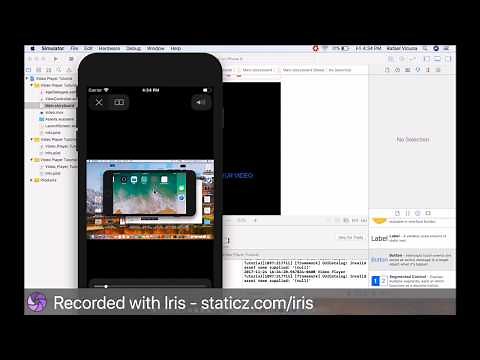 Xcode 9 - How To Create A Video Player (Swift) Programming