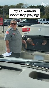 Never gonna get any work done with them around! 🤣 #afv #prank #funny | America's Funniest Home Videos