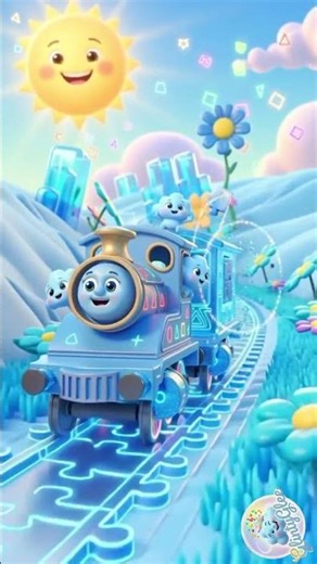 Puzzle Train Adventure! 🚂🧩| Learn Shapes & Colors with Glinty Glee | Nursery Rhymes for Kids