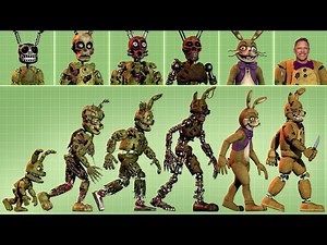Why Springtrap's Design Changed? | Evolution of Springtrap in FNAF (2015 - 2023)