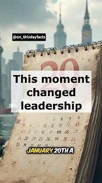 January 20 | The Day Power Changed History 🌍