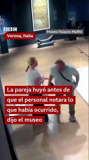 El momento en el que un visitante rompe "la silla de Van Gogh" en un museo | BBC Mundo