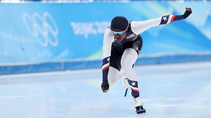 Jackson becomes first Black woman to win speed skating gold